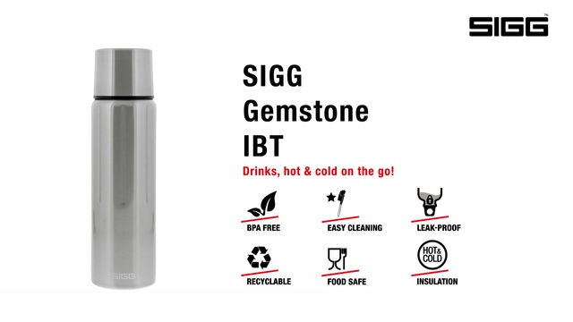 SIGG Thermosfles Gemstone IBT Selenite 0,75 l Roestvrij staal