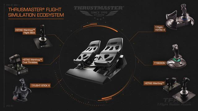 Thrustmaster T.Flight Rudder Pedals, Pédales PC, PlayStation 4
