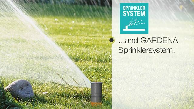 GARDENA Complete Set Pipeline avec Oscillating Sprinkler, Robinet 8274-34