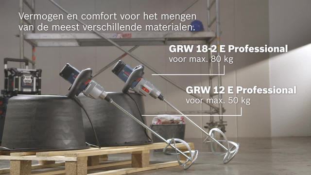Bosch Mixer GRW 12 E Professional roerwerk Blauw