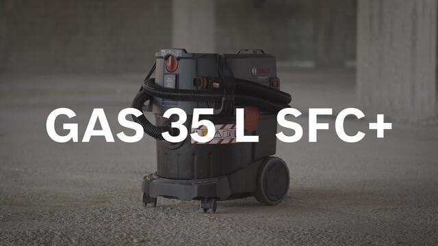 Bosch Alleszuiger GAS 35 L SFC+ Professional nat- en droogzuiger Blauw