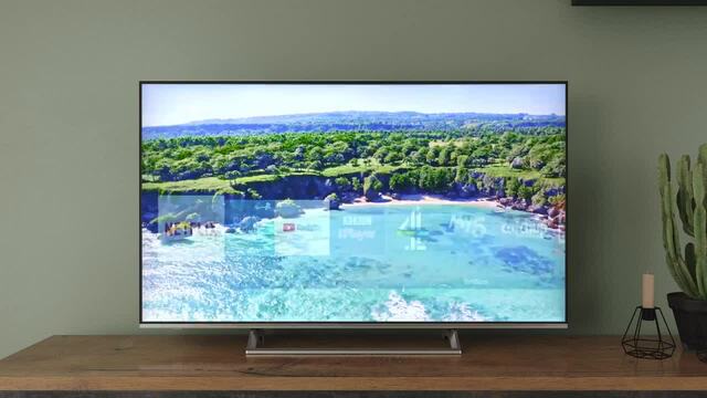 Hisense 32A4K, LED-Fernseher 80 cm (32 Zoll), schwarz, WXGA, Triple Tuner, SmartTV