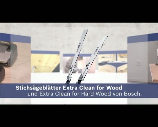 Bosch Stichsägeblatt T 308 BOF Extra-Clean for Hard Wood, 117mm silber, 5 Stück