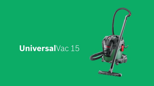 Bosch UniversalVac 15, Nass-/Trockensauger grün