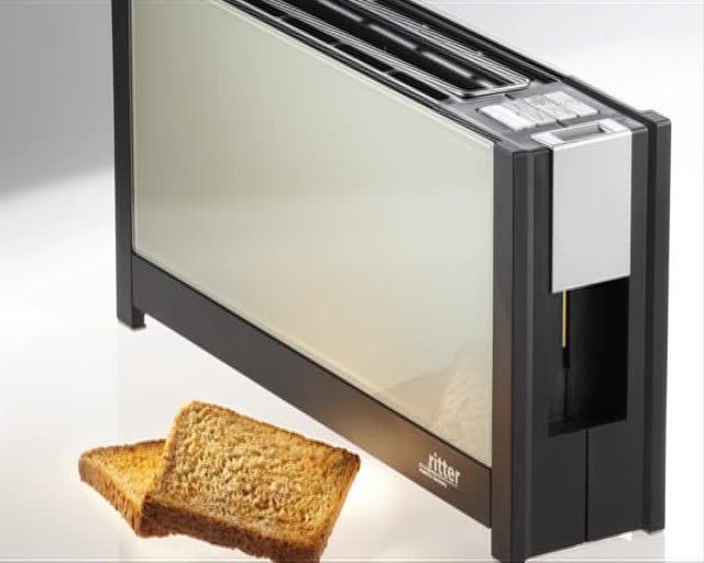 ritter Langschlitz-Toaster volcano 5 rot/schwarz, 950 Watt, für 2 Scheiben Toast