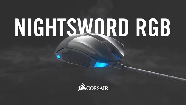 Corsair Nightsword RGB, Gaming-Maus schwarz