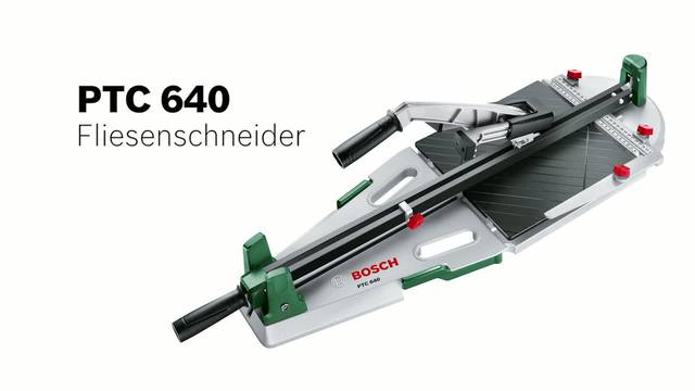 Bosch Fliesenschneider PTC 640 grün, für große Fliesen bis 64cm