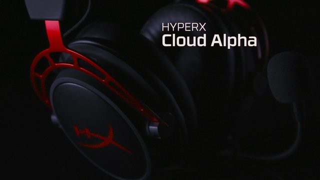 HyperX Cloud Alpha Pro, Gaming-Headset schwarz/rot, Klinke