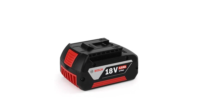 Bosch Accu GBA 18 V 4,0 Ah M-C Professional oplaadbare batterij Zwart/rood