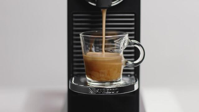 DeLonghi Nespresso Citiz EN 167.B, Machine à capsule Noir
