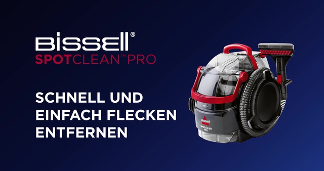 Bissell SpotClean Pro 1558N, Waschsauger schwarz/rot