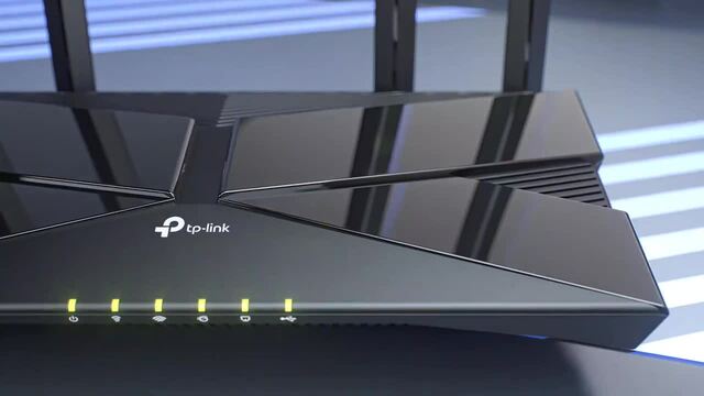 TP-Link Archer AX10 router Zwart