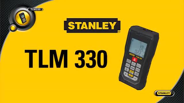 Stanley Laserafstandsmeter TLM330 Zwart, Bluetooth