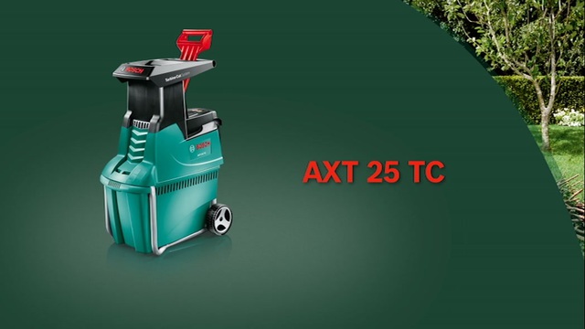 Bosch AXT 25 TC broyeur 2500 W 53 L, Broyeuse Vert/Noir, 30,5 kg