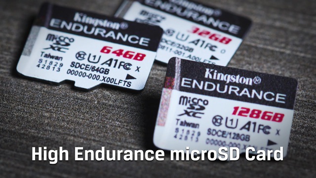 Kingston High Endurance 128 GB microSDXC, Speicherkarte weiß/schwarz, UHS-I U1, Class 10, A1