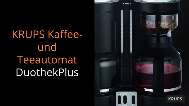 Krups Duothek Plus KM 8508, Filtermaschine schwarz