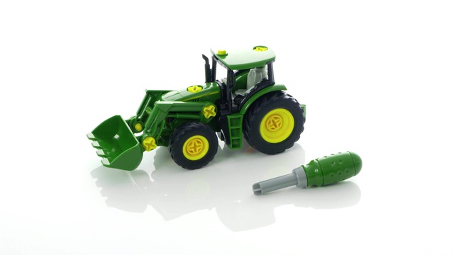 Theo Klein John Deere tractor met frontlader Speelgoedvoertuig 