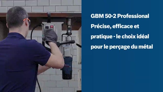 Bosch Carotteuse magnétique GBM 50-2 Professional, Perceuse Bleu
