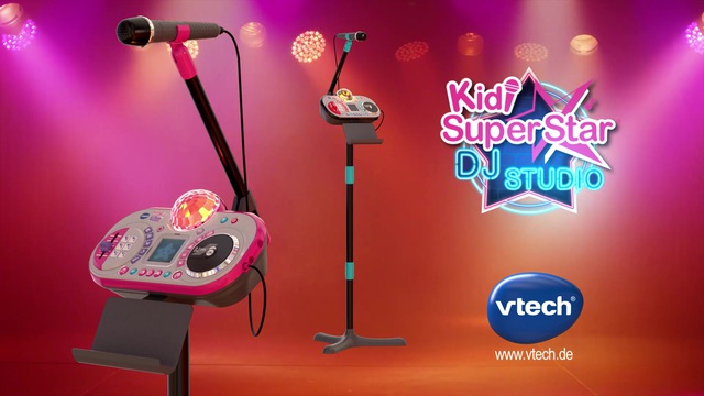 VTech Kidi Super Star DJ Studio, Mikrofon schwarz/silber
