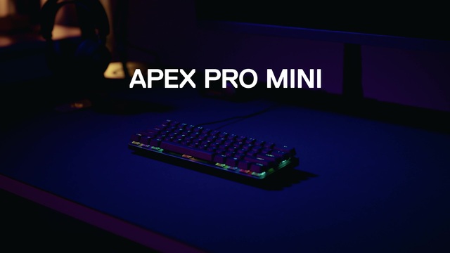 SteelSeries Apex Pro Mini, Gaming-Tastatur schwarz, DE-Layout, SteelSeries OmniPoint 2.0