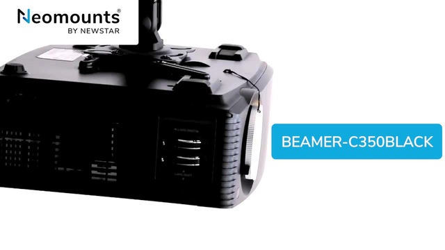 Neomounts BEAMER-C350BLACK, Montage au plafond Noir, Vente au détail
