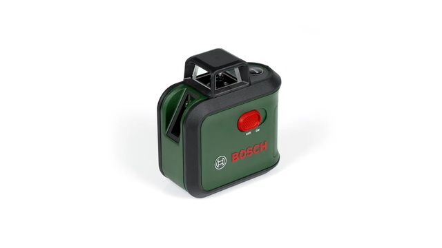 Bosch Kreuzlinienlaser AdvancedLevel 360 Set grün/schwarz, grüne Laserlinien, Reichweite Ø 24 Meter