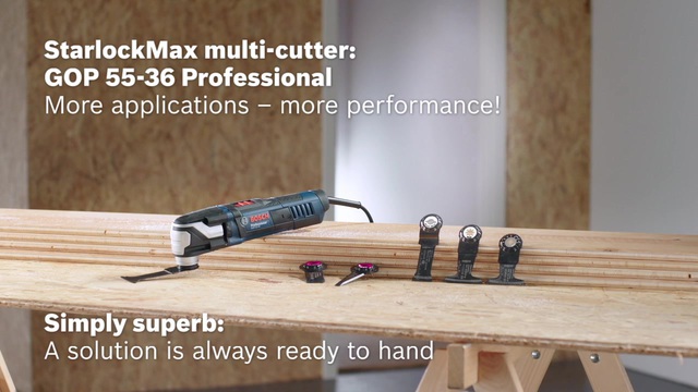 Bosch Multi-Cutter GOP 55-36 Professional multifunctioneel gereedschap Blauw/zwart