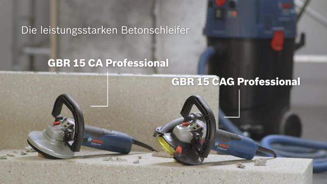 Bosch Betonschleifer GBR 15 CAG Professional blau, L-BOXX 238, 1500 Watt