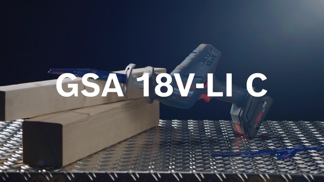Bosch GSA 18V-LI C Accupreciprozaag 2x5,0 Ah Blauw/zwart