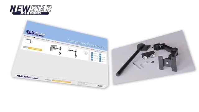 Neomounts FPMA-D960NOTEBOOK flatscreen- en notebook bureausteun bevestiging Zwart