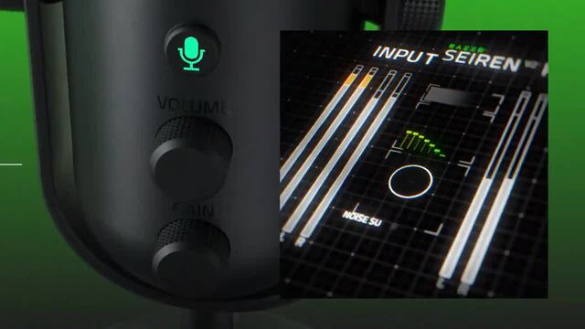 Razer Seiren V2 Pro, Micro Noir