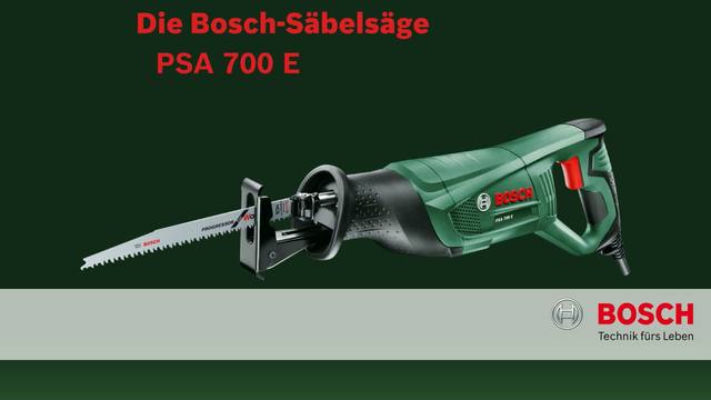 Bosch Säbelsäge PSA 700 E grün, 710 Watt