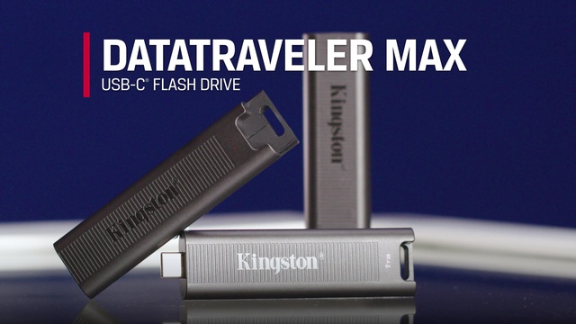 Kingston DataTraveler Max 1 TB, USB-Stick schwarz, USB-C 3.2 Gen 2