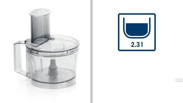 Bosch Kompakt-Küchenmaschine MultiTalent 3 Plus schwarz/edelstahl (gebürstet), 900 Watt