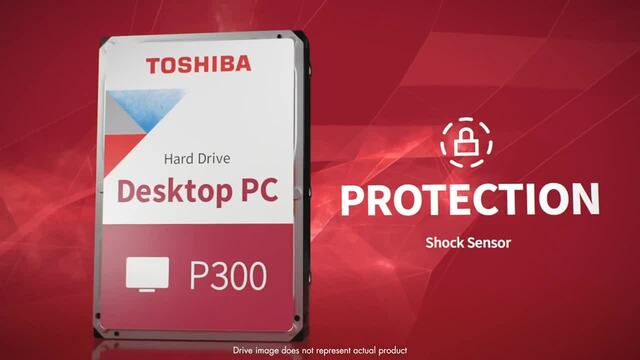 Toshiba P300 2 To, Disque dur SATA 600, HDWD220UZSVA, Bulk, En vrac