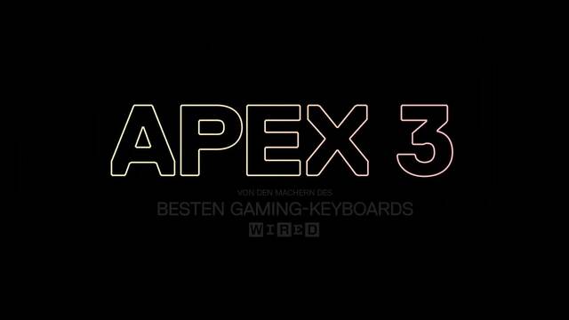 SteelSeries APEX 3, Gaming-Tastatur schwarz, DE-Layout, Rubberdome