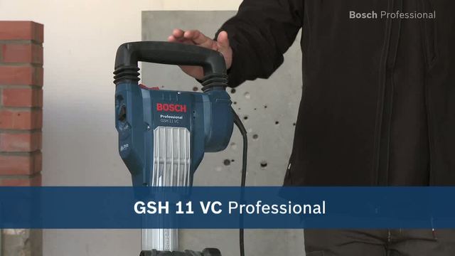 Bosch Schlaghammer GSH 11 VC Professional blau, 1.700 Watt, Koffer