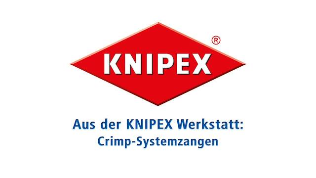 KNIPEX Crimp-Systemzange 97 43 200 A, Crimpzange rot/blau, ohne Crimpeinsätze