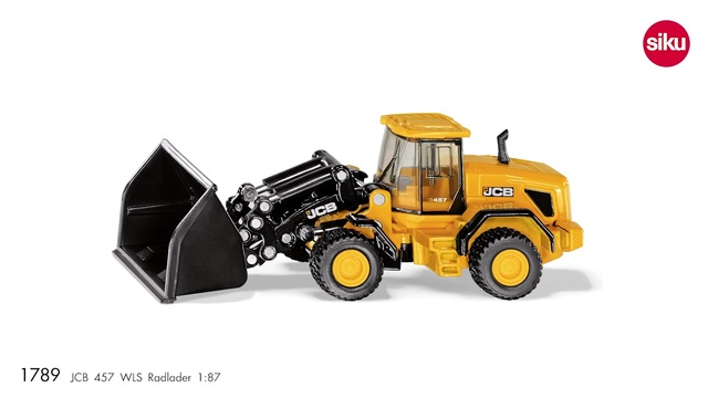 SIKU SUPER JCB 457 WLS Radlader, Modellfahrzeug gelb/schwarz