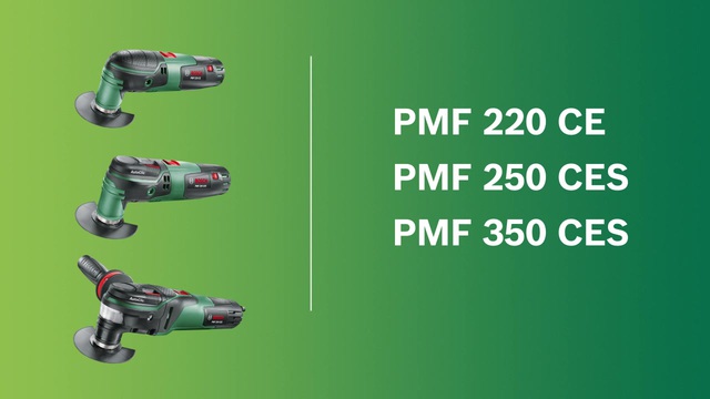 Bosch PMF 220 CE (Basic), Outil de multi fonction Vert/Noir, Découpe, Meulage, Sciage, Noir, Vert, Rouge, 20000 OPM, 15000 OPM, 1,4°, Secteur