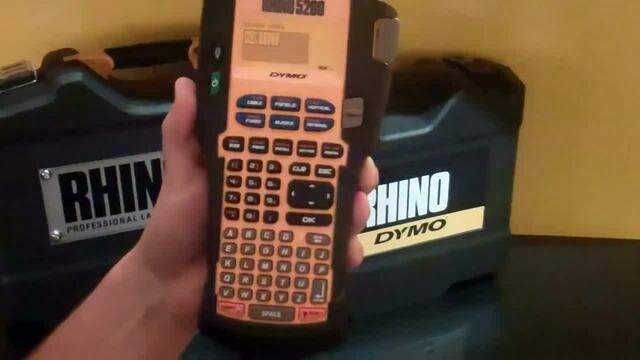 Dymo Rhino 5200, Beschriftungsgerät schwarz/gelb, S0841400
