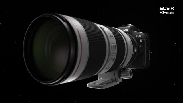 Canon RF 24-105mm F4L IS USM, Objektiv schwarz