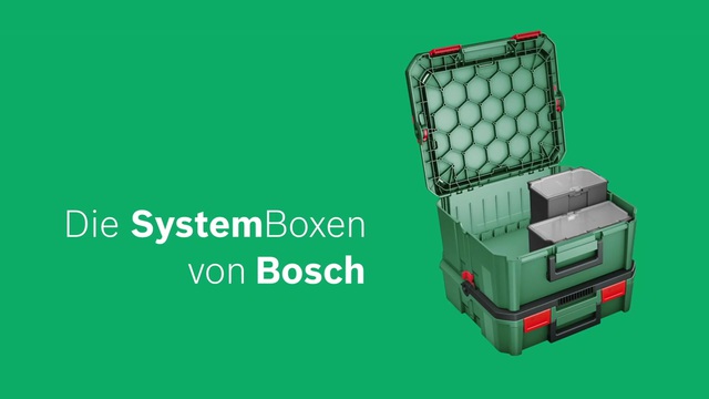 Bosch Mittlere Zubehörbox - Größe M, Einlage für Bosch Systembox