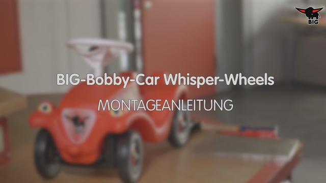 BIG Bobby Car Classic Flüsterreifen Set, Räder-Set schwarz