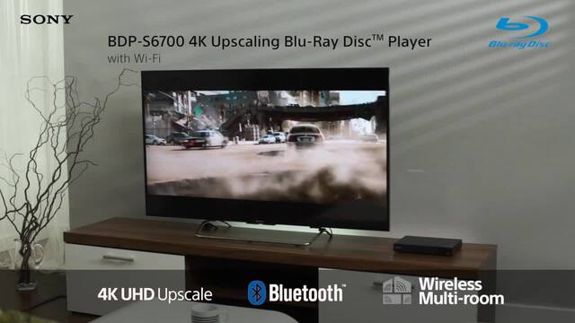 Sony BDP-S6700B blu-ray speler Zwart