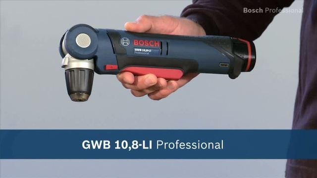 Bosch Akku-Winkelbohrschrauber GWB 12V-10 Professional solo, 12Volt blau/schwarz, ohne Akku und Ladegerät