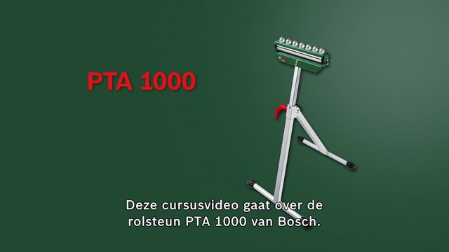Bosch PTA 1000 Rollensteun onderstel Zilver/groen