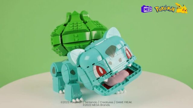Mattel MEGA Pokémon Jumbo Bisasam, Konstruktionsspielzeug 