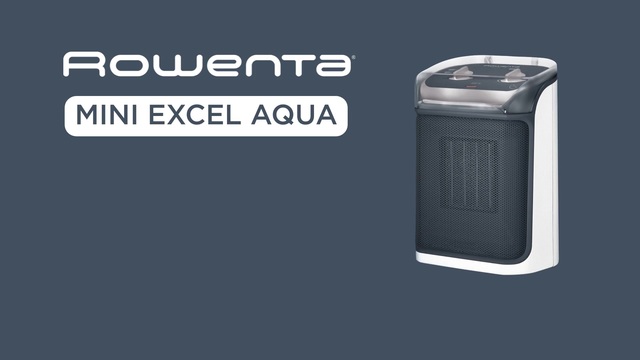 Rowenta Mini Excel Aqua SO9281, Heizlüfter grau/weiß