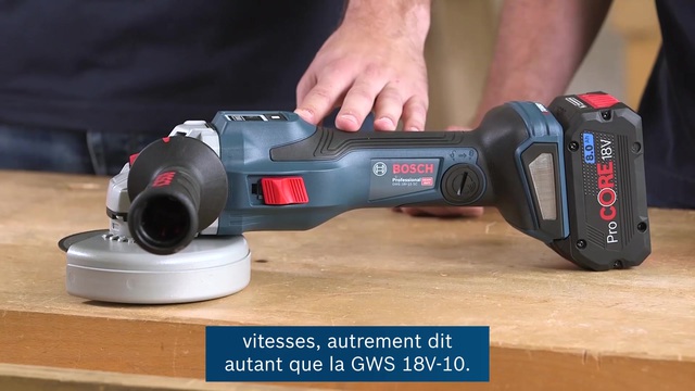 Bosch GWX 18V-15 C Professional meuleuse d'angle 12,5 cm 9800 tr/min 1500 W 2,3 kg Bleu/Noir, 9800 tr/min, 12,5 cm, Batterie, 2,3 kg